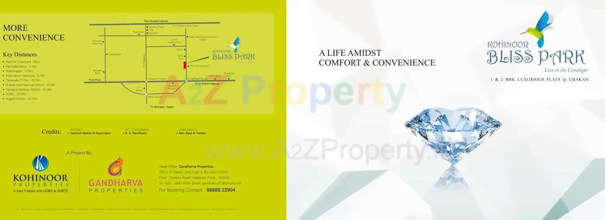  of real estate project Kohinoor Blisspark located at Chakan-ct, Pune, Maharashtra