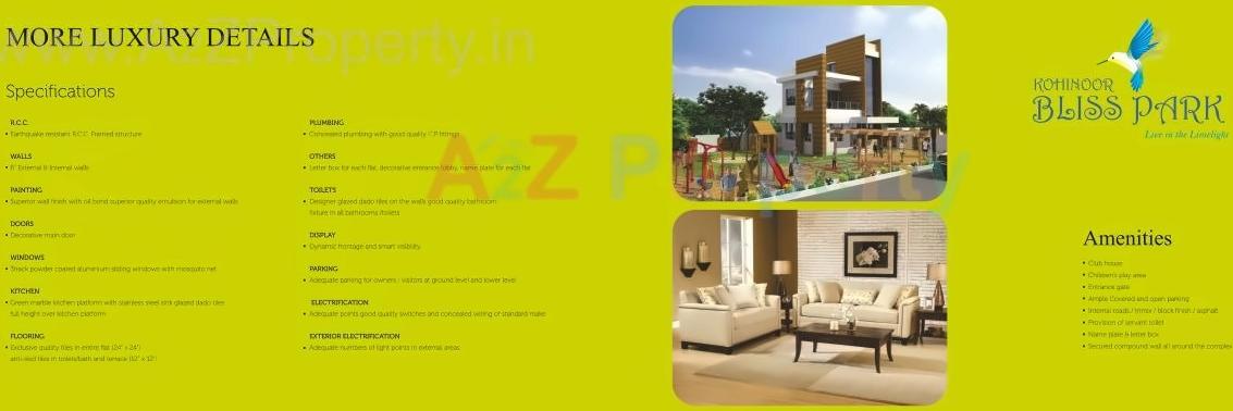  of real estate project Kohinoor Blisspark located at Chakan-ct, Pune, Maharashtra