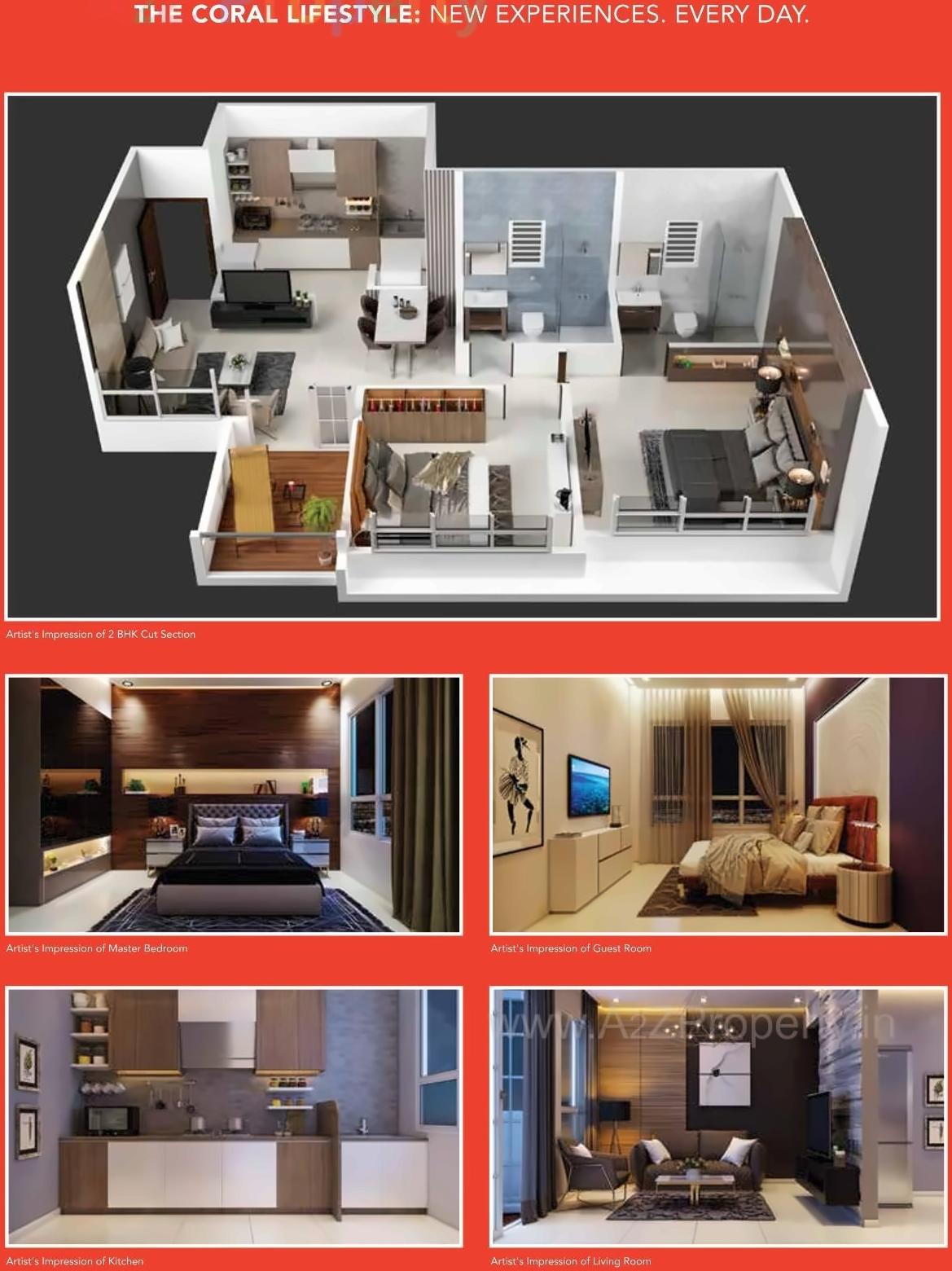 Layout of real estate project Kohinoor Coral located at Pune-m-corp, Pune, Maharashtra