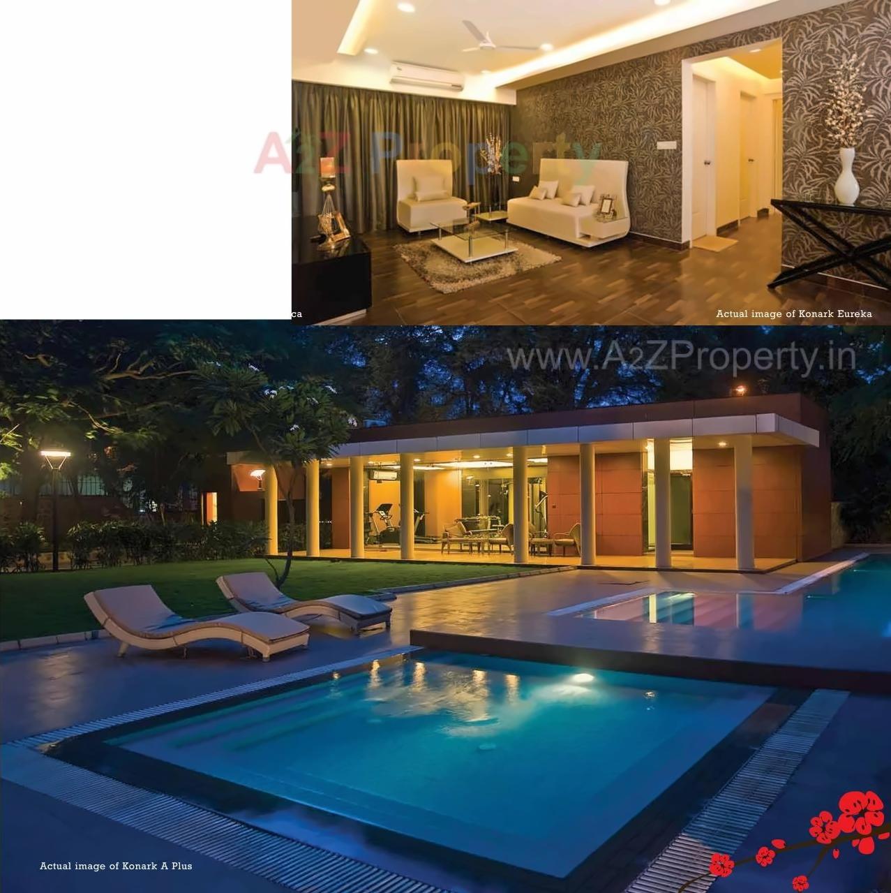 3D Elevation of real estate project Konark Orchid J located at Wagholi, Pune, Maharashtra