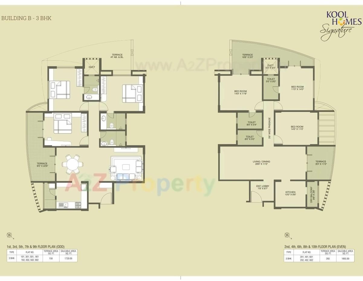 Layout of real estate project Kool Homes Signature located at Undri, Pune, Maharashtra
