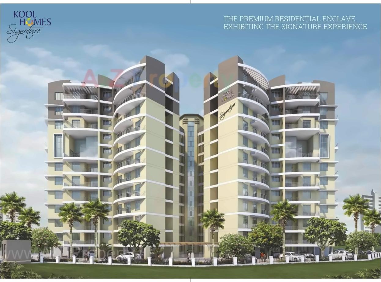 3D Elevation of real estate project Kool Homes Signature located at Undri, Pune, Maharashtra