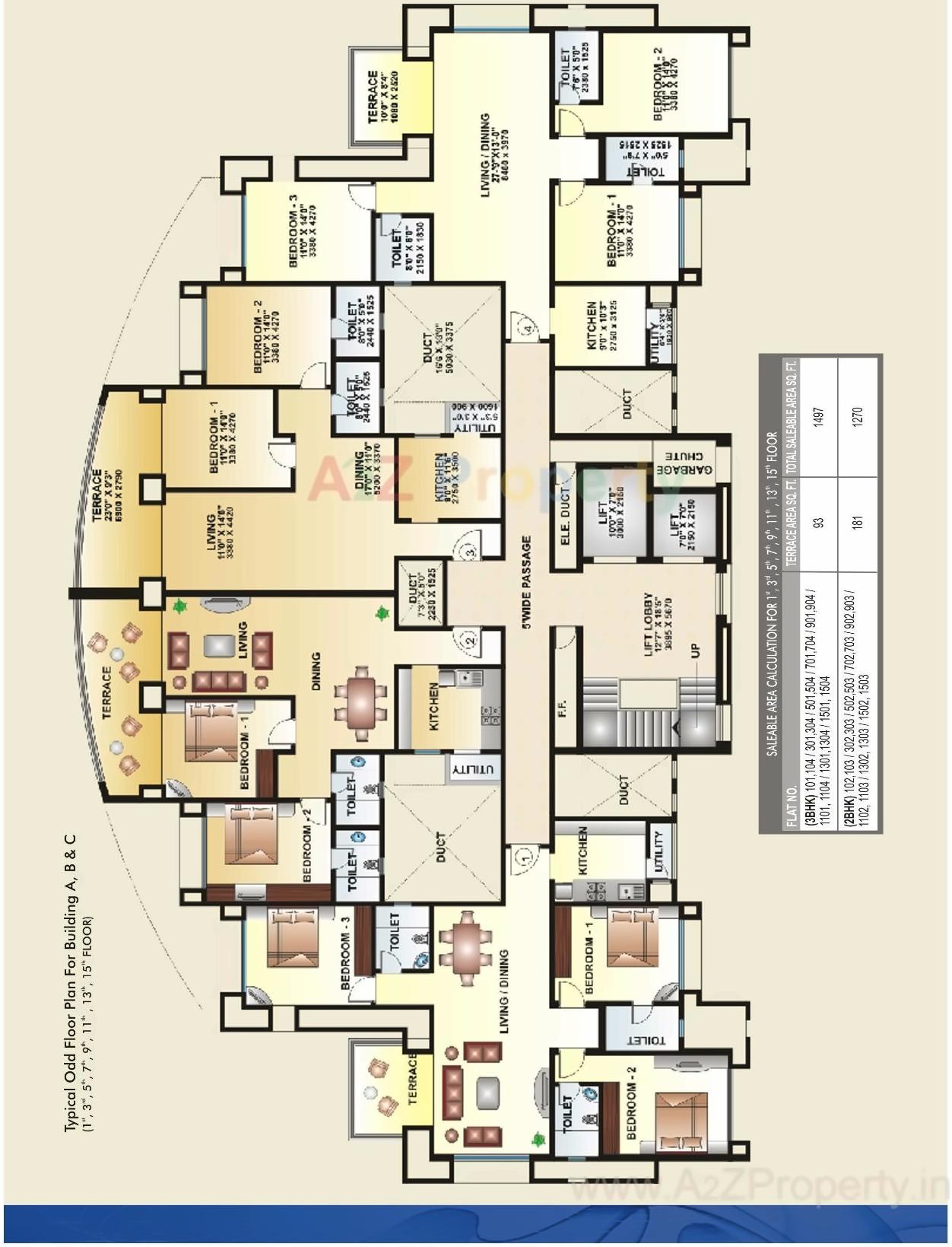 Layout of real estate project Kool Homes Solitaire located at Kondhwa-khurd, Pune, Maharashtra