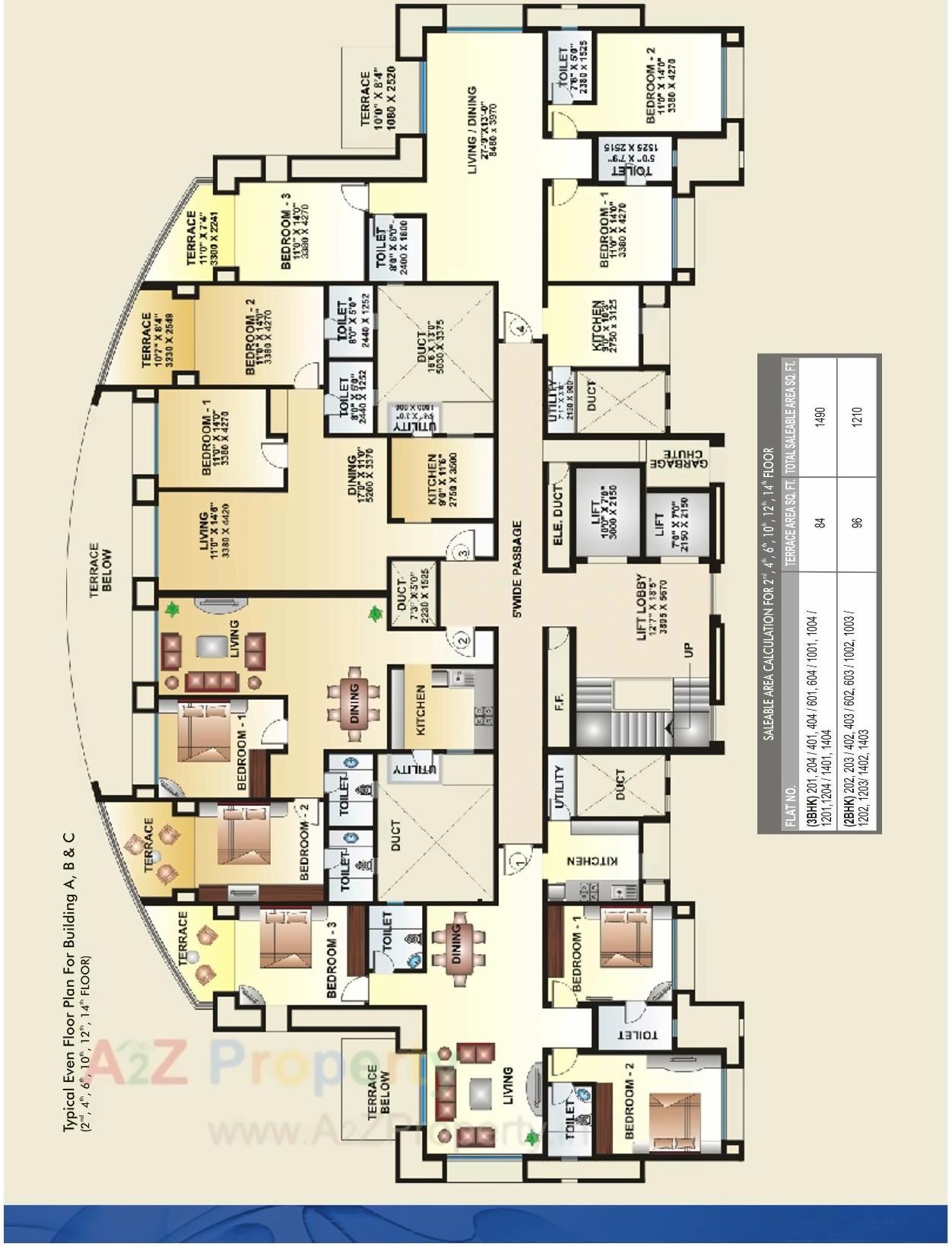 Layout of real estate project Kool Homes Solitaire located at Kondhwa-khurd, Pune, Maharashtra