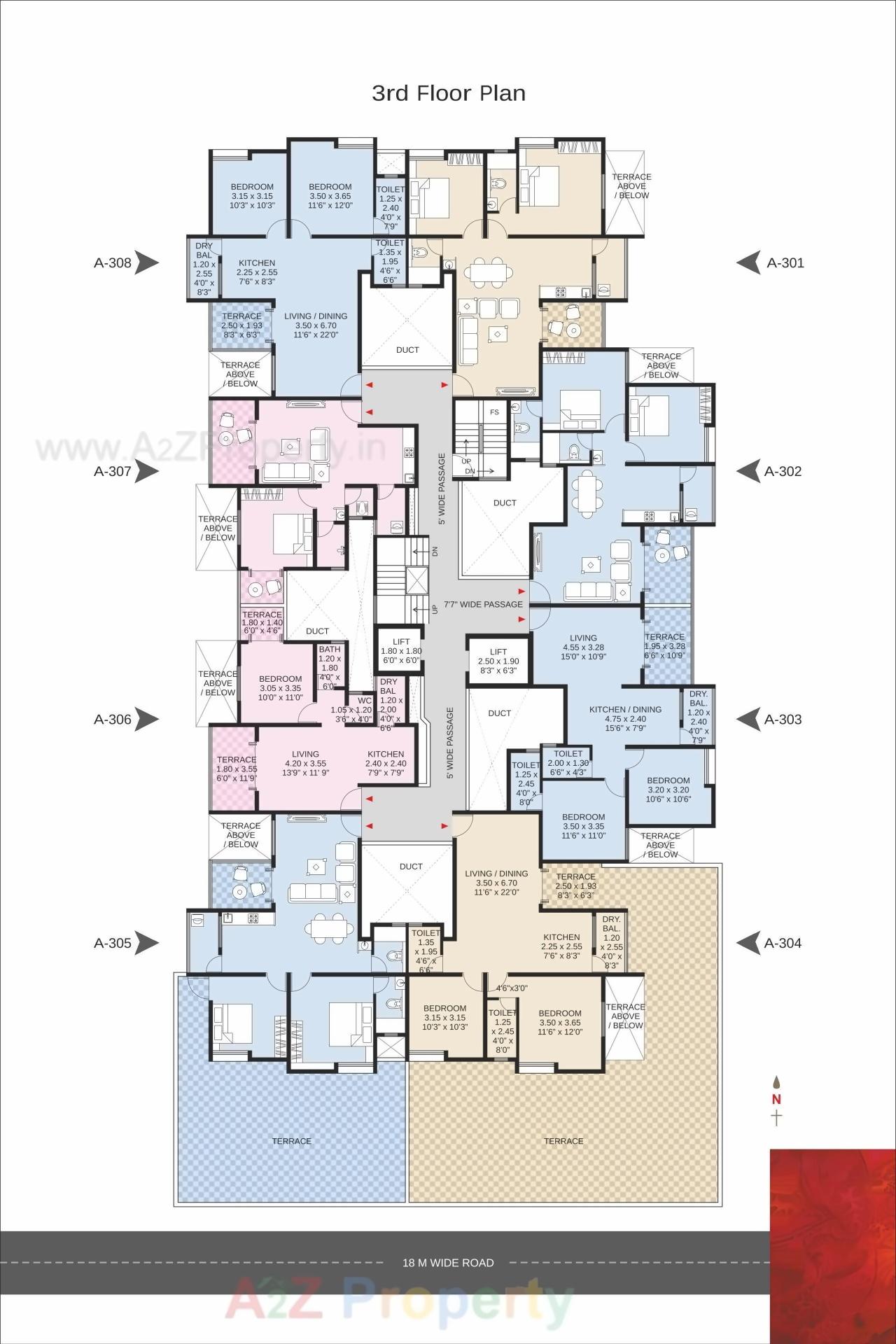 Layout of real estate project Krushnai Impirio located at Pimpri-chinchawad-m-corp, Pune, Maharashtra