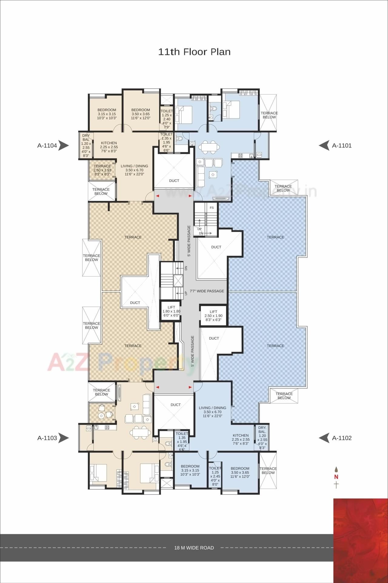 Layout of real estate project Krushnai Impirio located at Pimpri-chinchawad-m-corp, Pune, Maharashtra