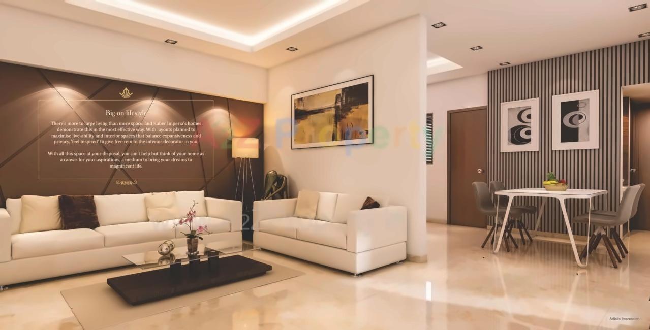 3D Elevation of real estate project Kuber Imperia located at Wakad, Pune, Maharashtra