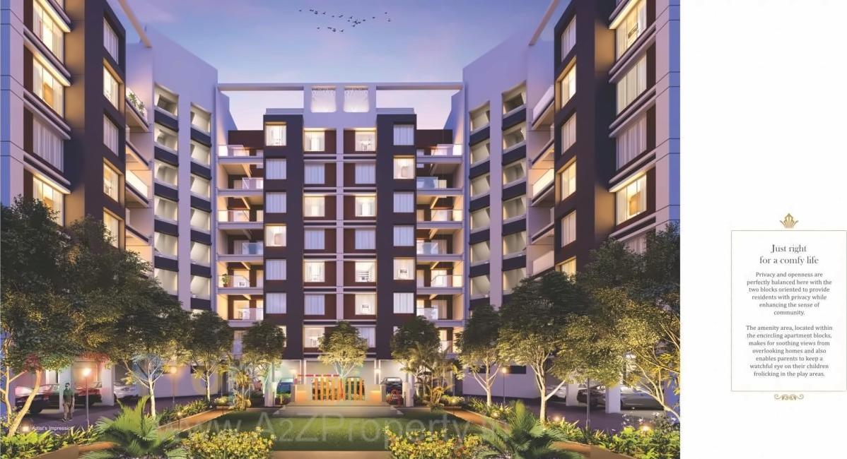 3D Elevation of real estate project Kuber Imperia located at Wakad, Pune, Maharashtra