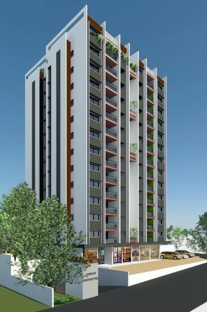 3D Elevation of real estate project Kumar Prajwal located at Pune-m-corp, Pune, Maharashtra