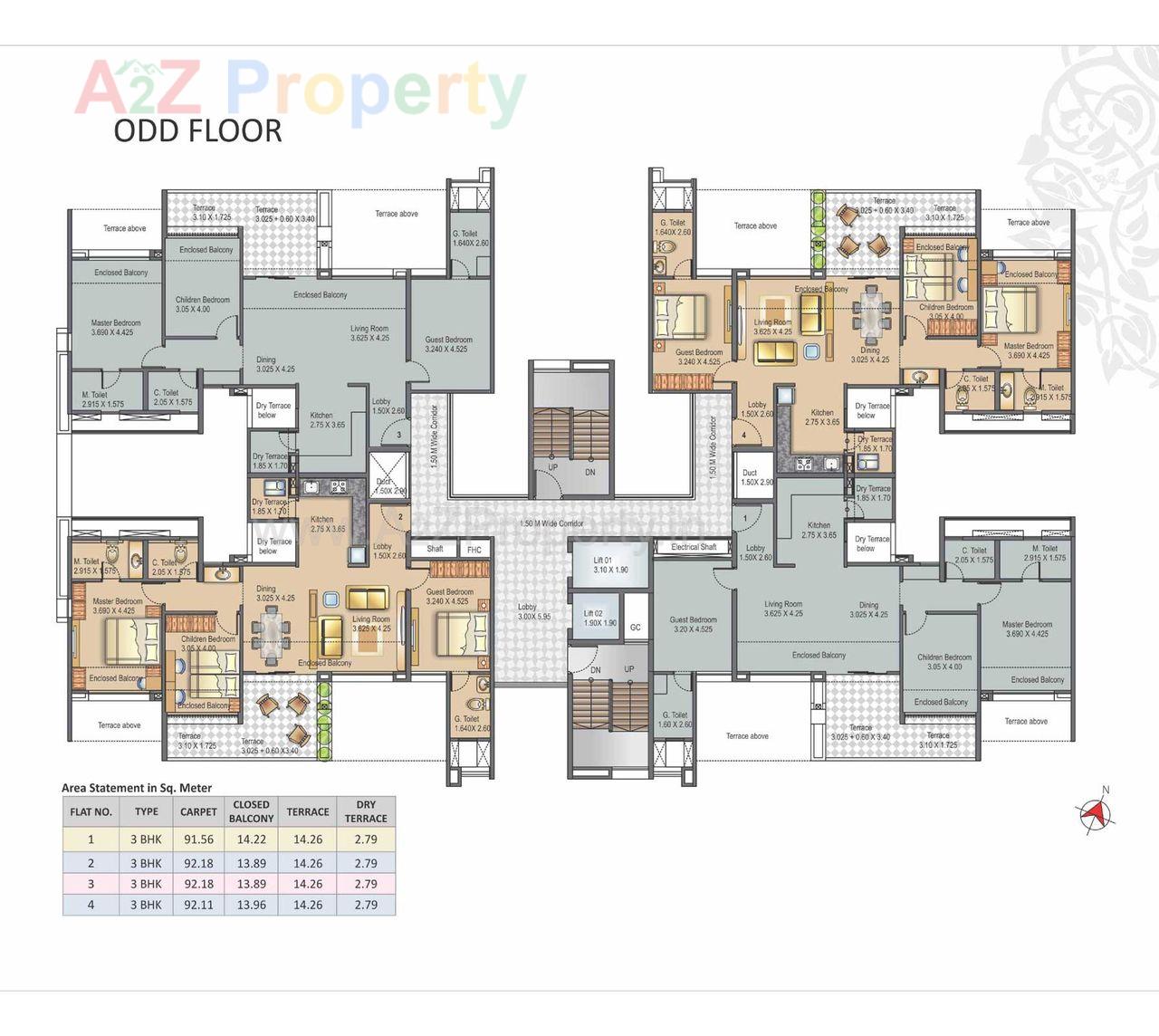 Aspiree E Wing Odd of real estate project Kunal Aspiree located at Baner, Pune, Maharashtra
