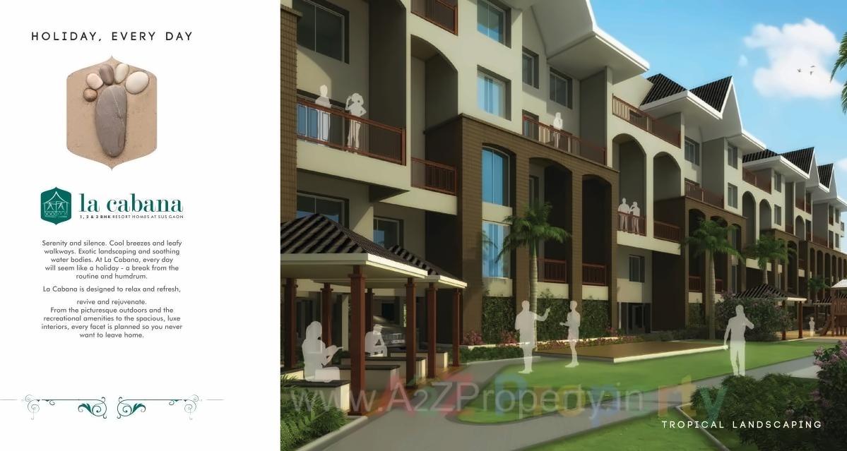 3D Elevation of real estate project La Cabana located at Sus, Pune, Maharashtra
