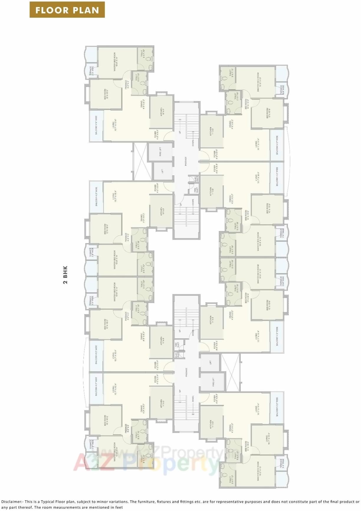 Layout of real estate project La Montana located at Wadagaon-ct, Pune, Maharashtra