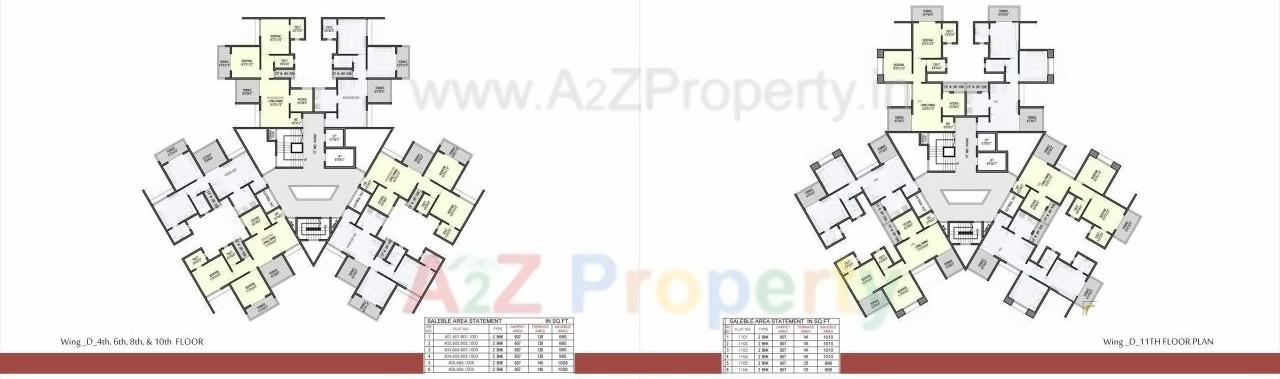Layout of real estate project Lamelosa located at Wakad, Pune, Maharashtra