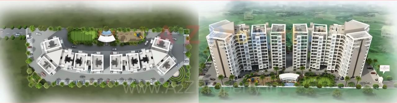 3D Elevation of real estate project Lamelosa located at Wakad, Pune, Maharashtra