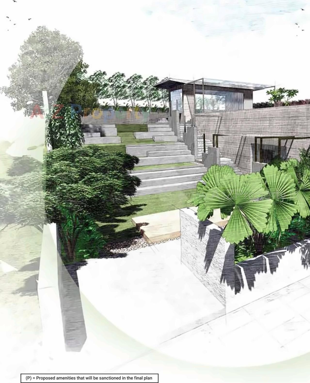 3D Elevation of real estate project Laventana located at Pune-m-corp, Pune, Maharashtra