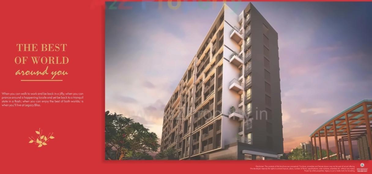 3D Elevation of real estate project Legacy Bliss located at Wakad, Pune, Maharashtra