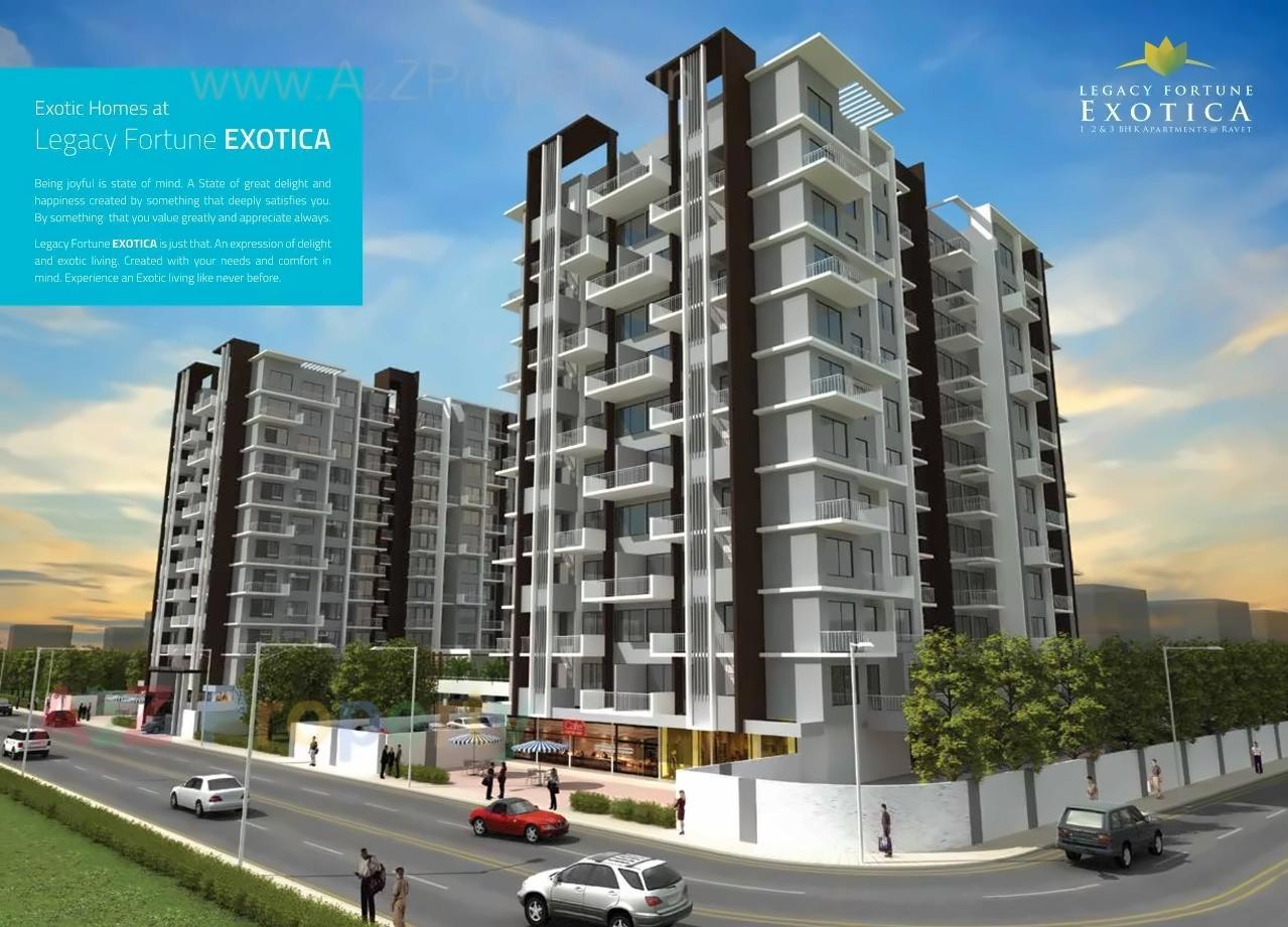 3D Elevation of real estate project Legacy Fortune Exotica located at Pimpri-chinchawad-m-corp, Pune, Maharashtra