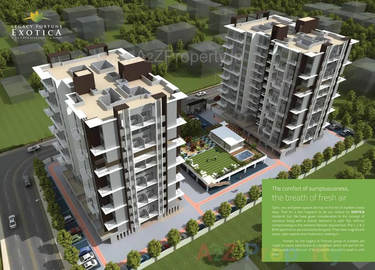 3D Elevation of real estate project Legacy Fortune Exotica located at Pimpri-chinchawad-m-corp, Pune, Maharashtra