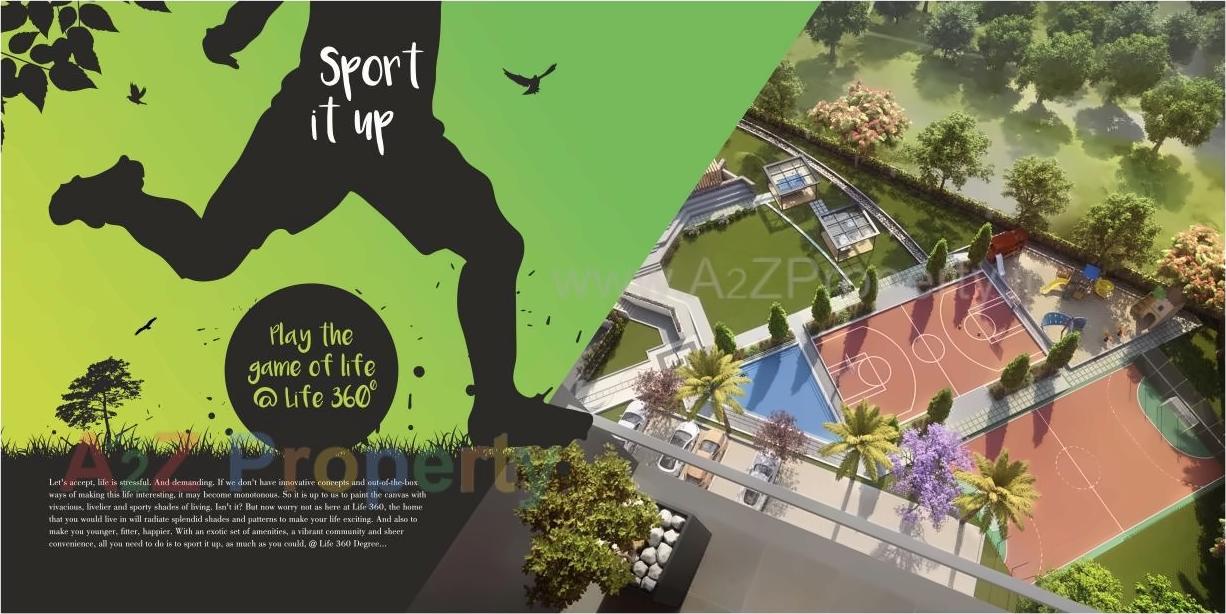 3D Elevation of real estate project Life 360 located at Pimpri-chinchawad-m-corp, Pune, Maharashtra