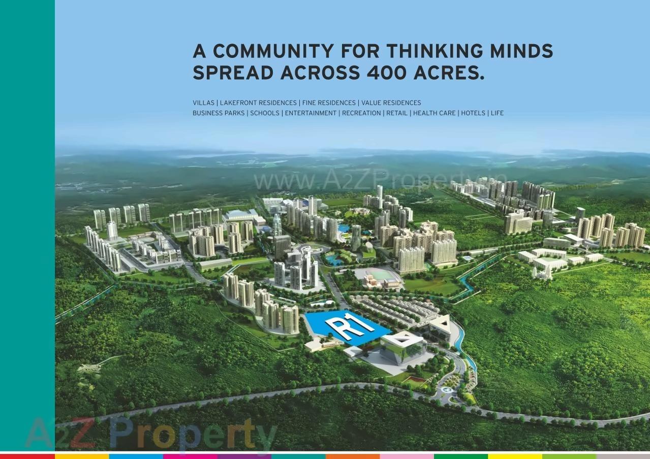 3D Elevation of real estate project Life Republic Sector R1   1st Avenue located at Marunji, Pune, Maharashtra