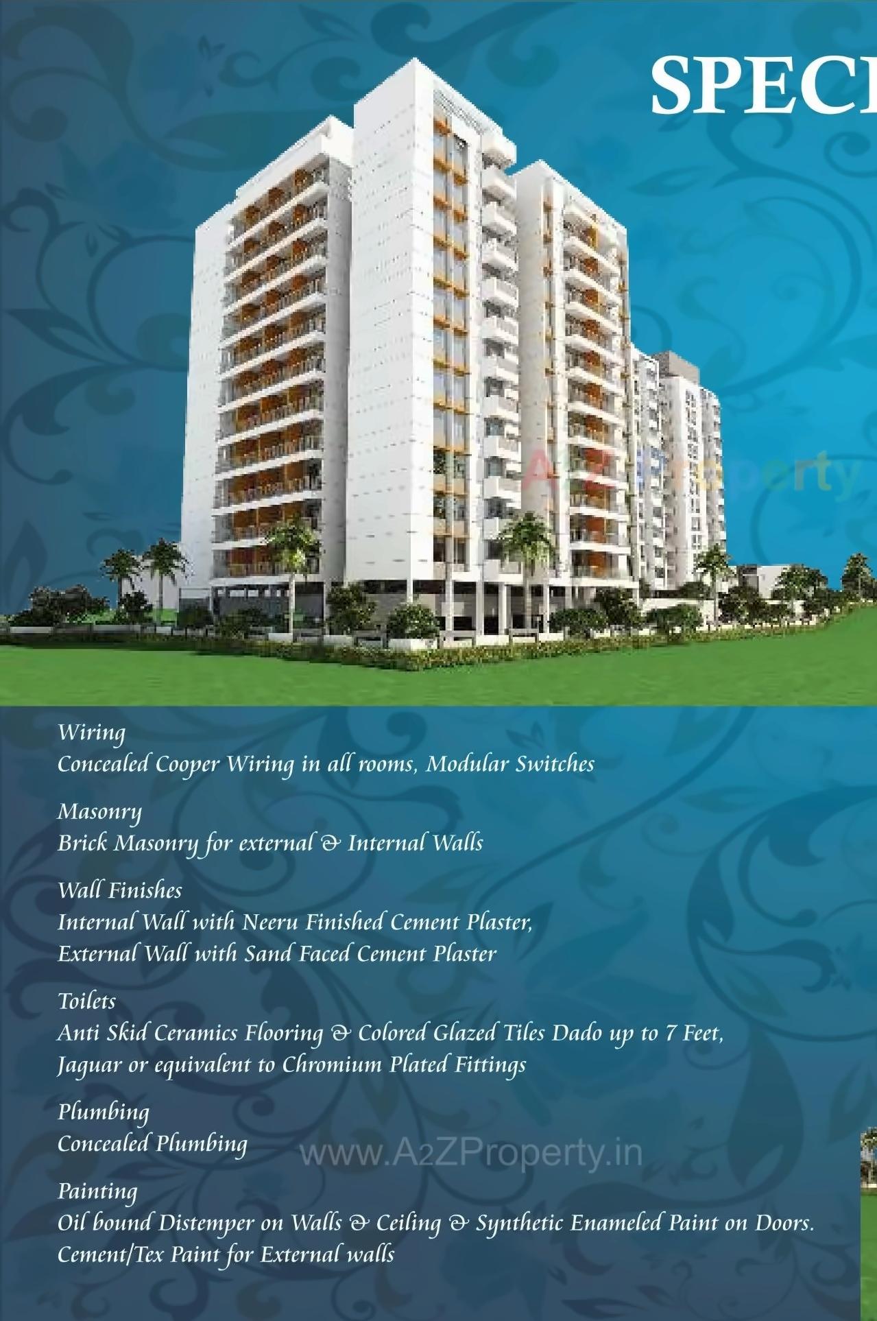 3D Elevation of real estate project Lifestyle Magnum located at Dhanori, Pune, Maharashtra