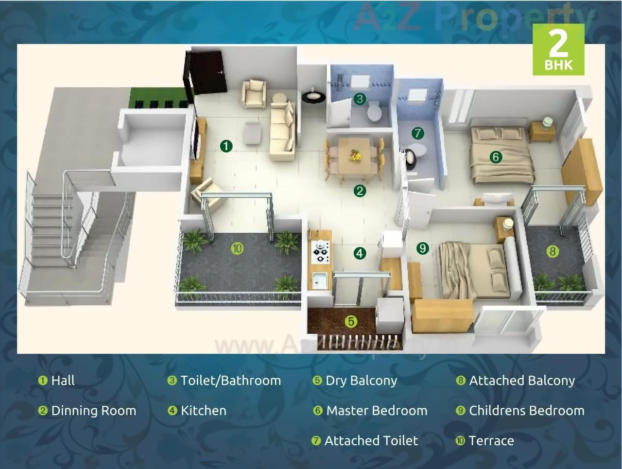 Layout of real estate project Lifestyle Magnum located at Dhanori, Pune, Maharashtra