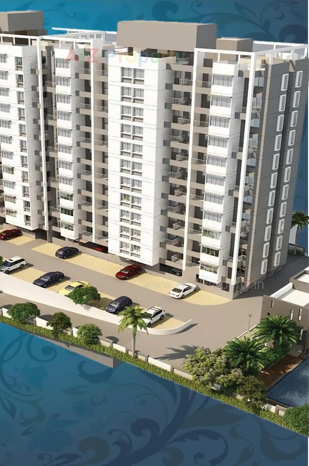 3D Elevation of real estate project Lifestyle Magnum located at Dhanori, Pune, Maharashtra