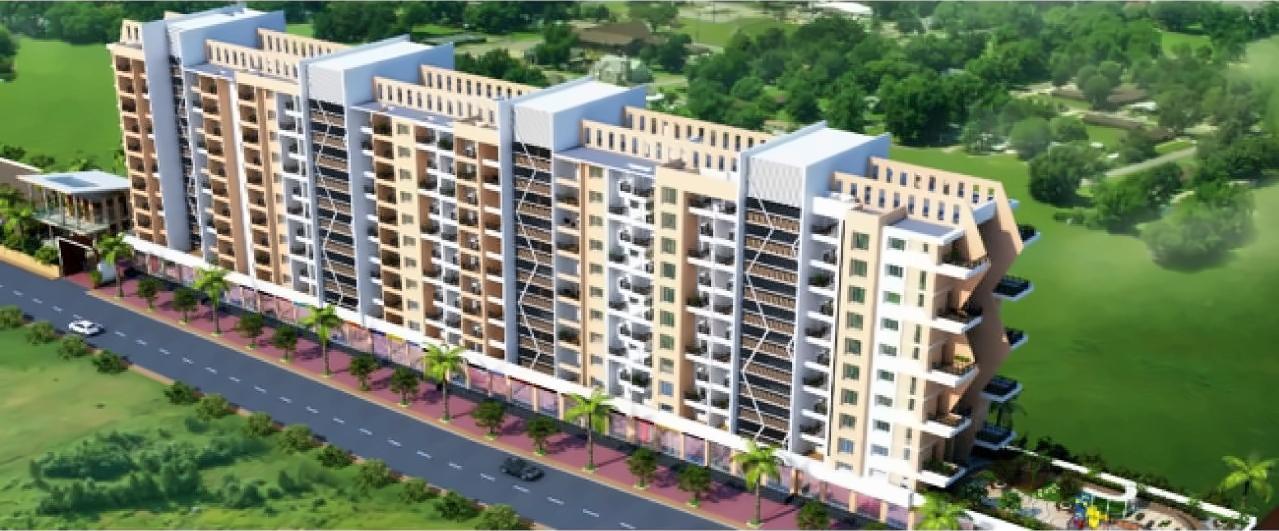3D Elevation of real estate project Linea located at Hadapsar, Pune, Maharashtra