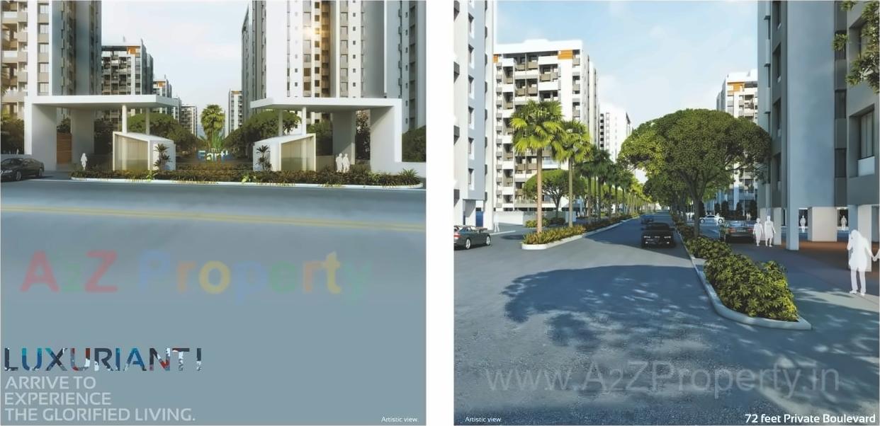 3D Elevation of real estate project Little Earth Masulkar City  3 located at Kivale, Pune, Maharashtra