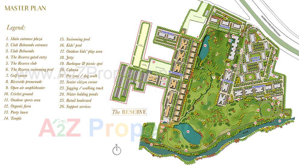 _master_plan Copy of real estate project Lodha Belmondo St  Andrews B,c,d Villa To located at Gahunje, Pune, Maharashtra
