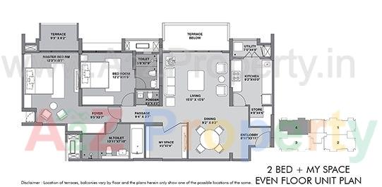 Thumb Unit 5 2bm of real estate project Lodha Belmondo St  Andrews B,c,d Villa To located at Gahunje, Pune, Maharashtra