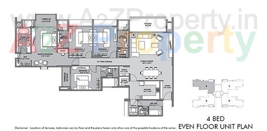 Thumbunit1 541x266 4 of real estate project Lodha Belmondo St  Andrews B,c,d Villa To located at Gahunje, Pune, Maharashtra