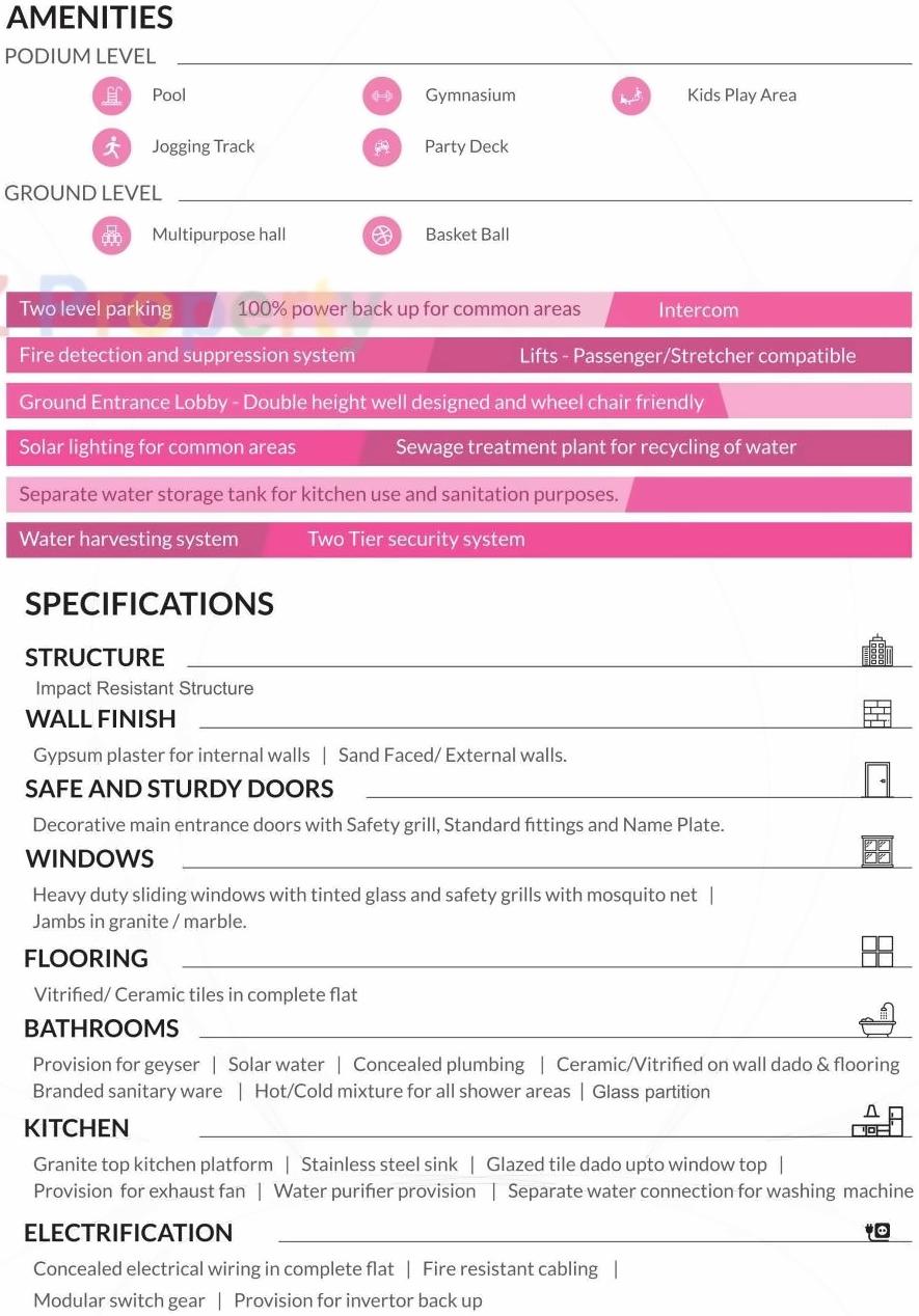  of real estate project Lotus Court located at Kharadi, Pune, Maharashtra