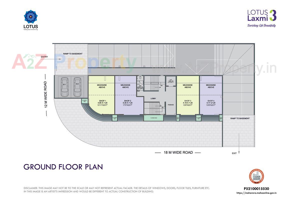 Floor Plan_ Resize 03 of real estate project Lotus Laxmi located at Pimpri-chinchawad-m-corp, Pune, Maharashtra