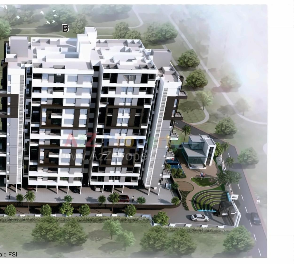 3D Elevation of real estate project Lotus Pinnacle located at Pune-cb, Pune, Maharashtra