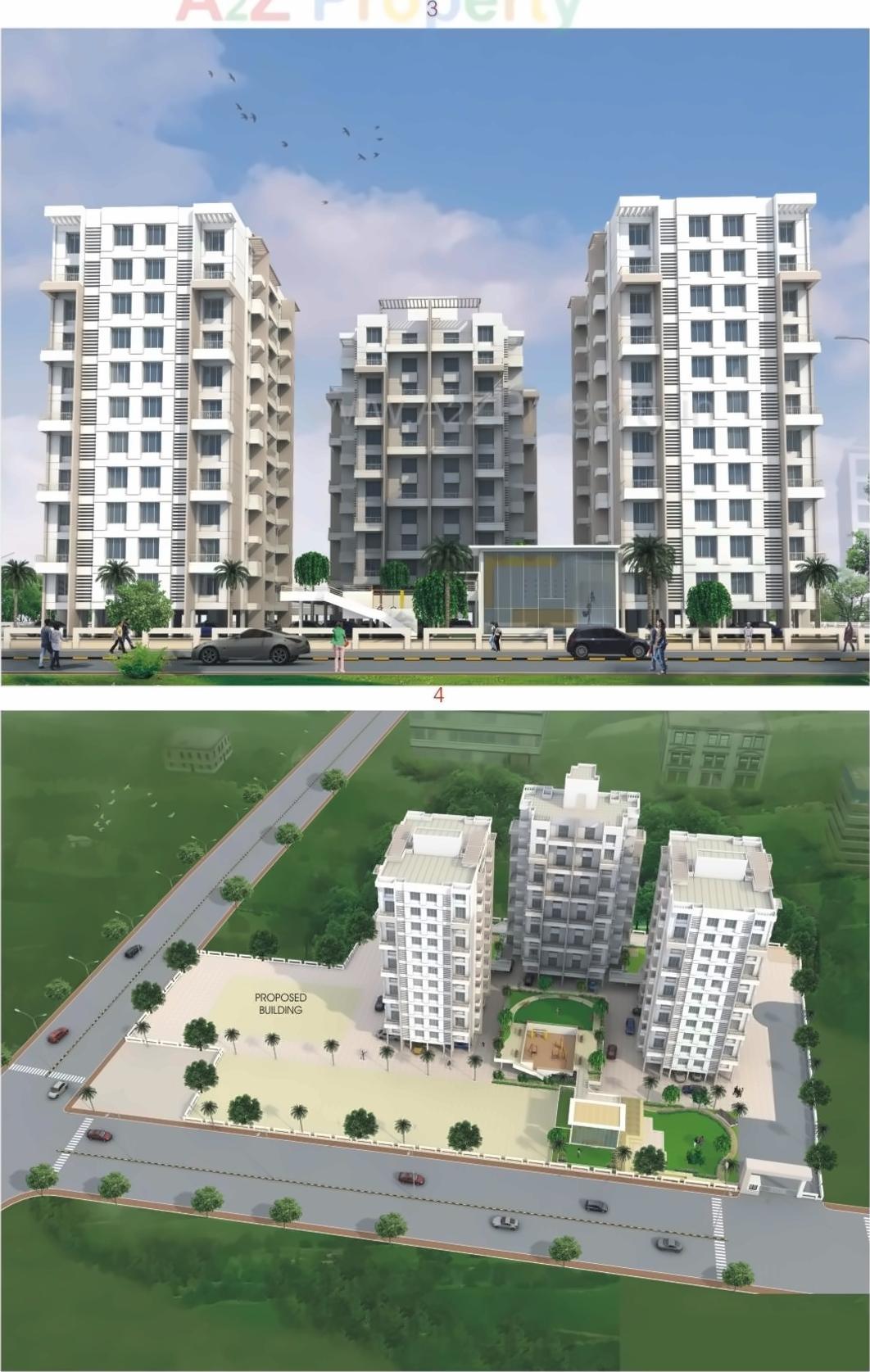 3D Elevation of real estate project Madhuban located at Pune-m-corp, Pune, Maharashtra
