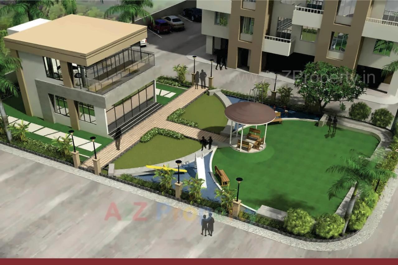 3D Elevation of real estate project Madhupushpa located at Pirangut, Pune, Maharashtra