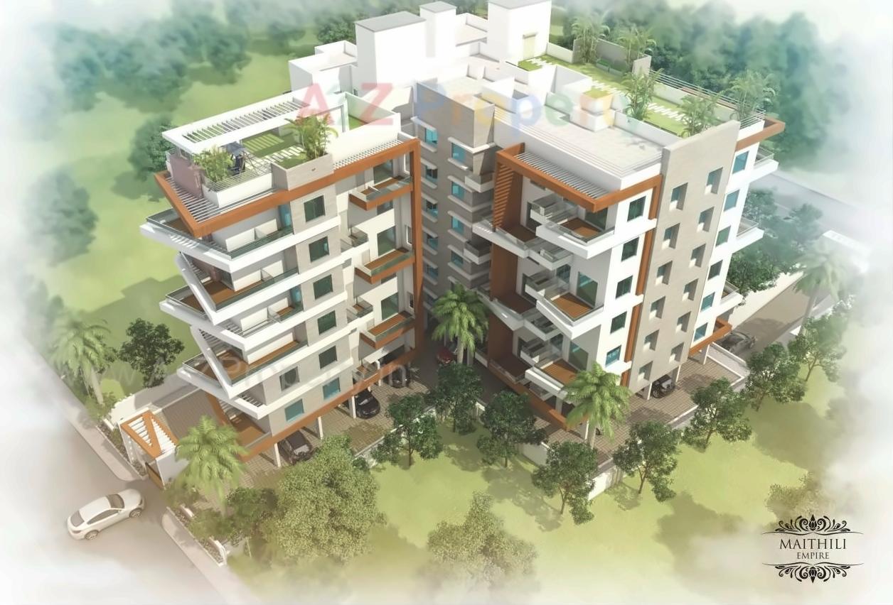 3D Elevation of real estate project Maithili Empire located at Pimpri-chinchawad-m-corp, Pune, Maharashtra