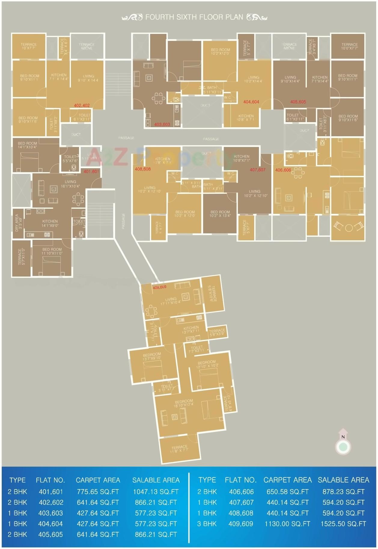 Layout of real estate project Maithili Empire located at Pimpri-chinchawad-m-corp, Pune, Maharashtra