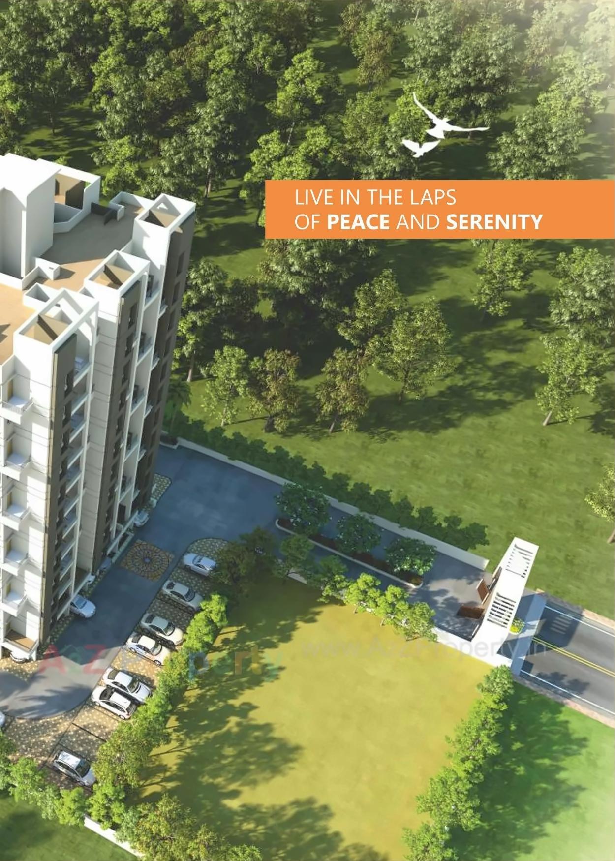 3D Elevation of real estate project Majestique Oasis located at Wagholi, Pune, Maharashtra