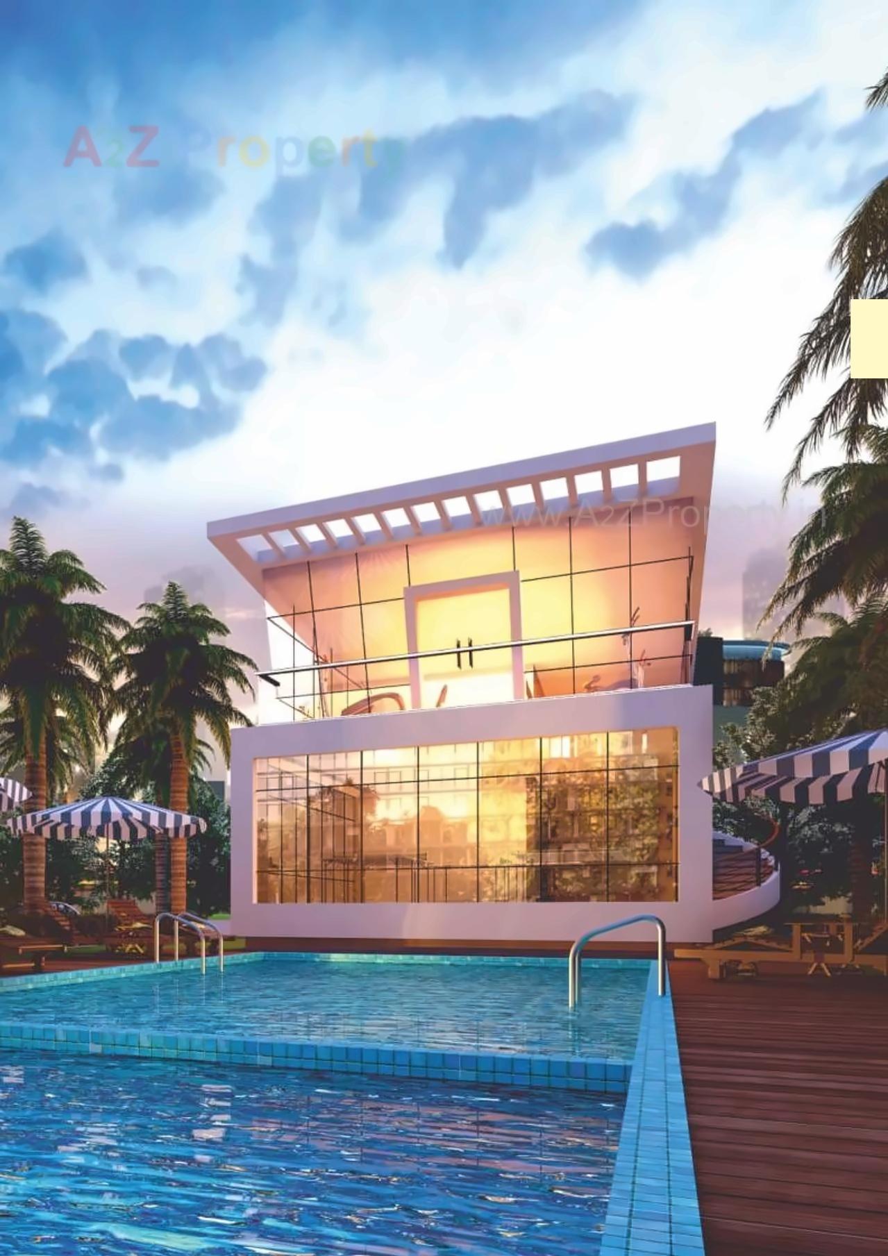3D Elevation of real estate project Majestique Oasis located at Wagholi, Pune, Maharashtra