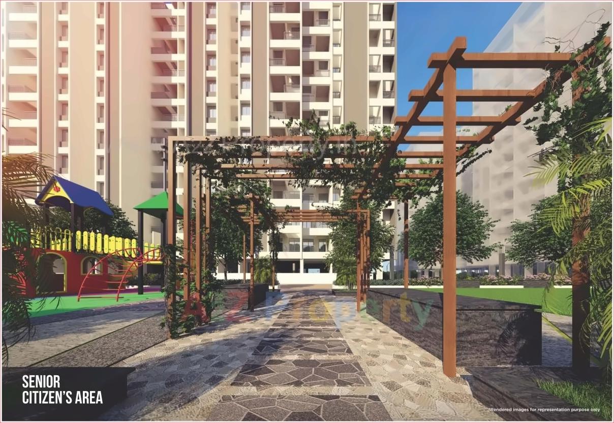 3D Elevation of real estate project Mantra 7 Hills located at Kirkatwadi, Pune, Maharashtra