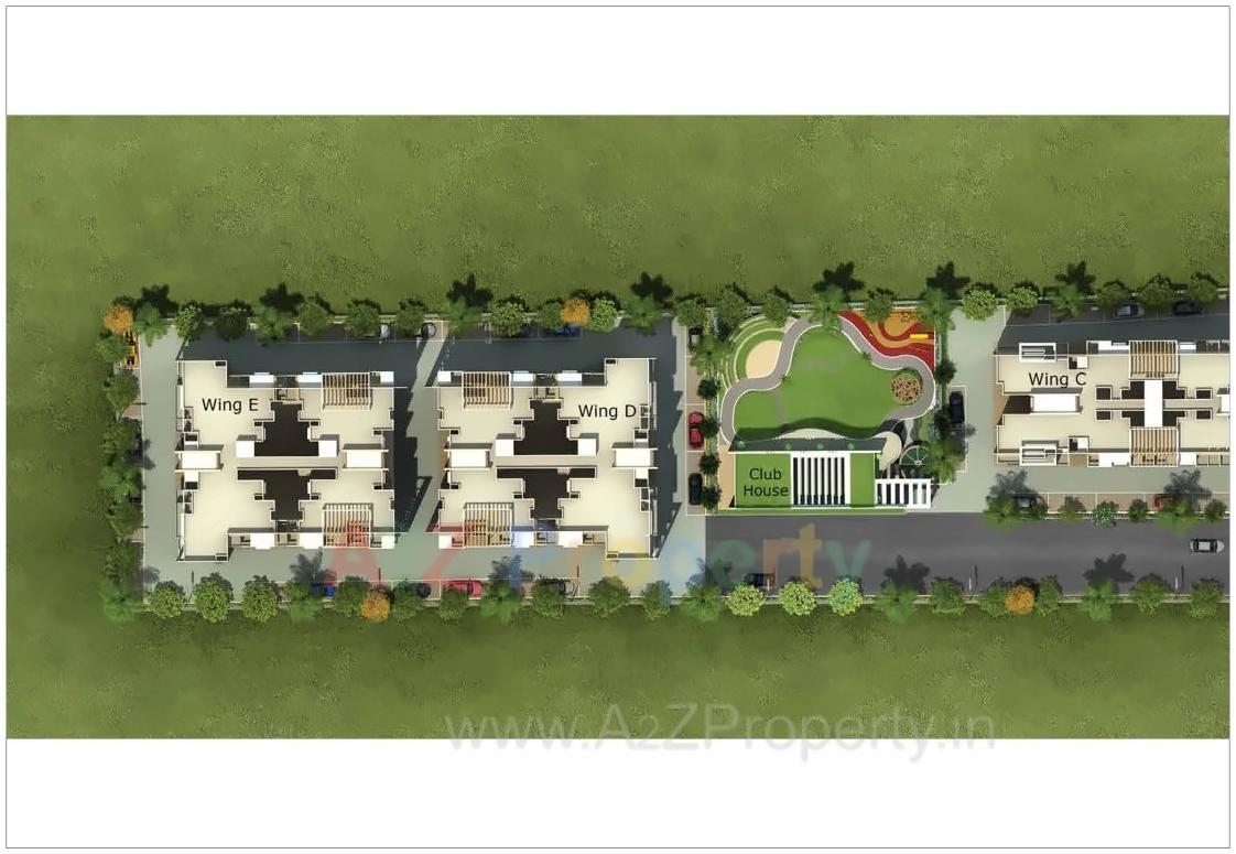 Layout of real estate project Mantra Divine located at Dongargaon, Pune, Maharashtra