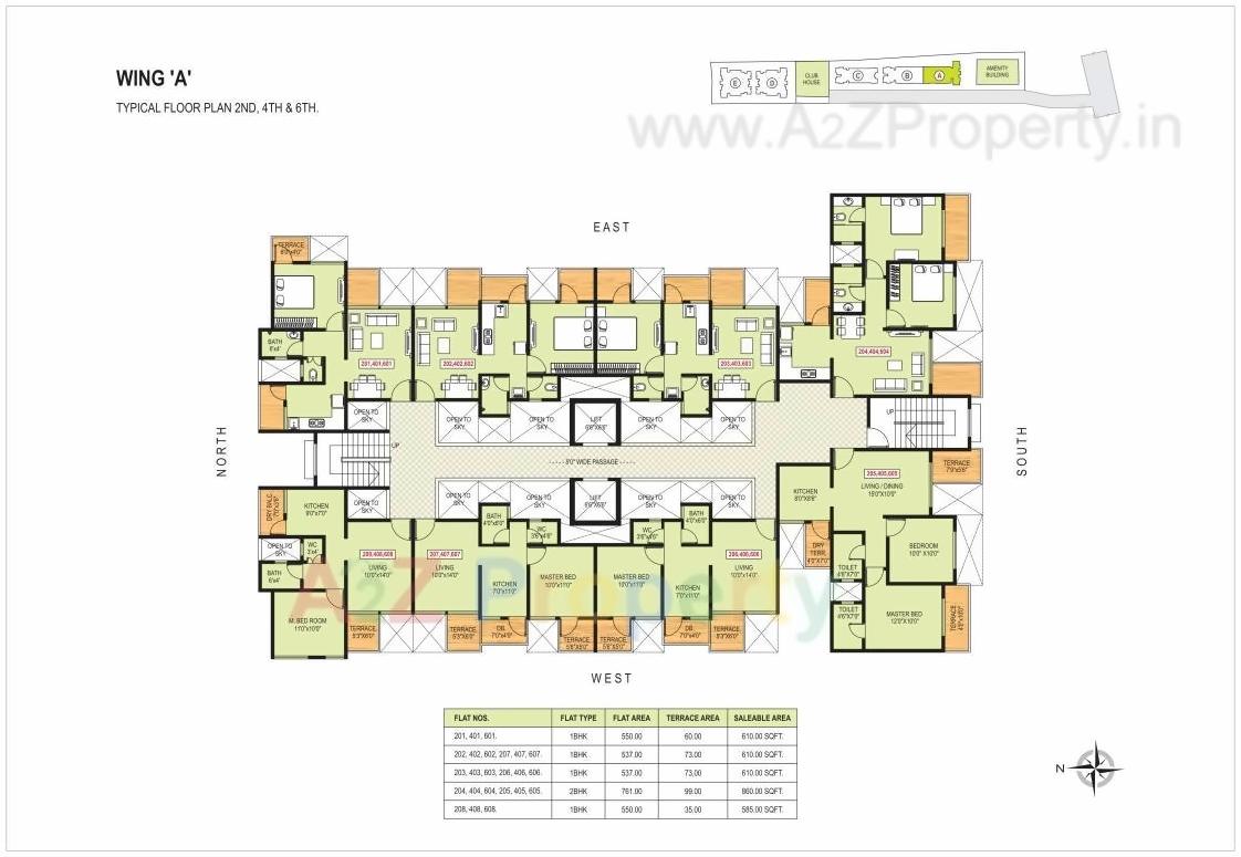 Layout of real estate project Mantra Divine located at Dongargaon, Pune, Maharashtra