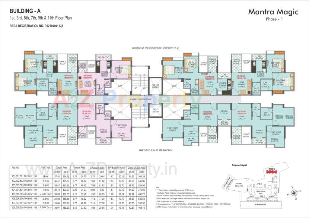Magic Ab 1 1024x725 of real estate project Mantra Magic located at Chimbali, Pune, Maharashtra