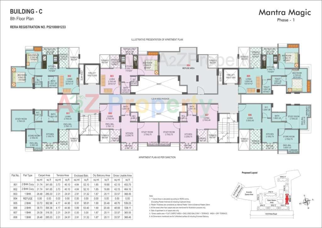 Magic C3 1024x725 of real estate project Mantra Magic located at Chimbali, Pune, Maharashtra