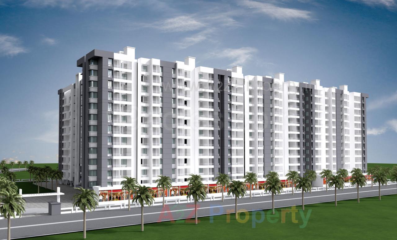 3D Elevation of real estate project Mantra Magic located at Chimbali, Pune, Maharashtra