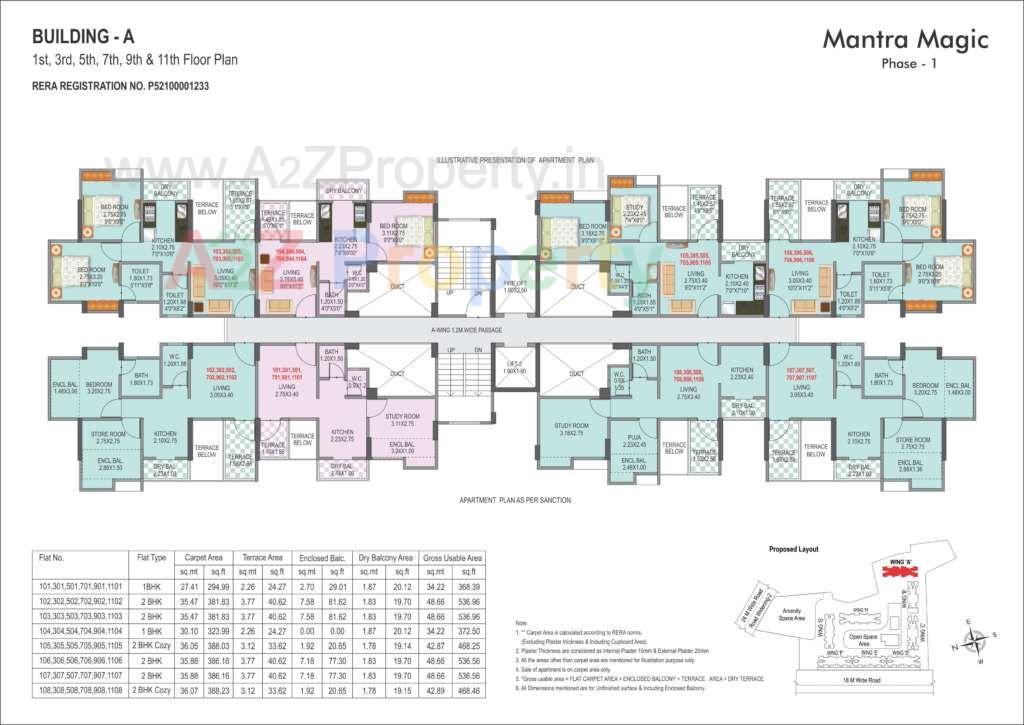 Magic Ab 1 1024x725 of real estate project Mantra Magic located at Chimbali, Pune, Maharashtra