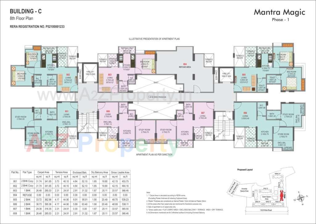Magic C3 1024x725 of real estate project Mantra Magic located at Chimbali, Pune, Maharashtra