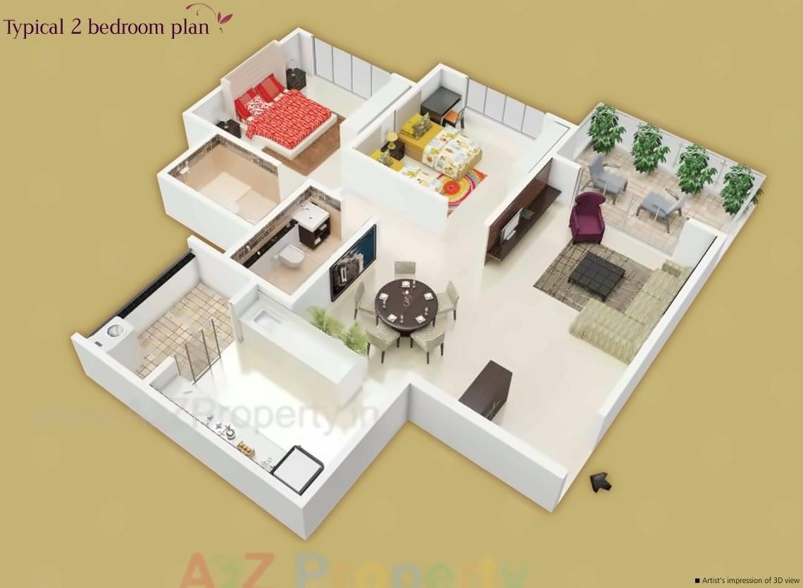 Layout of real estate project Mantri Eternity Plus located at Bhosari, Pune, Maharashtra